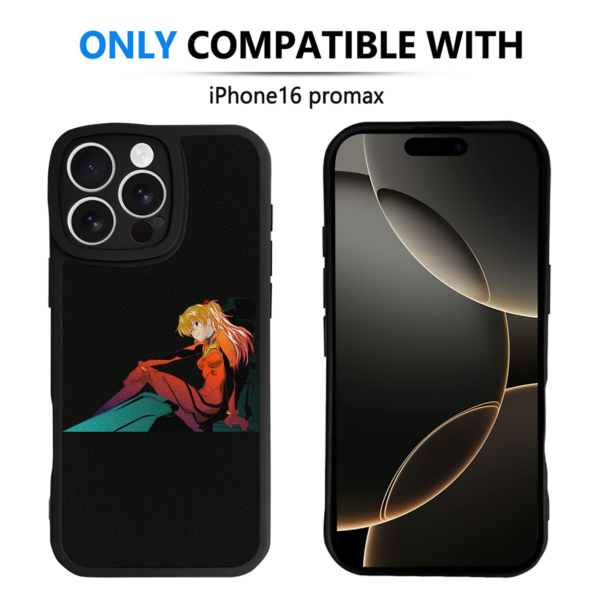 （画像用） EVA 新世紀エヴァンゲリオン 【iPhone 16シリーズ対応】シリコンスマホケース（レザー調） 材質：シリコン
